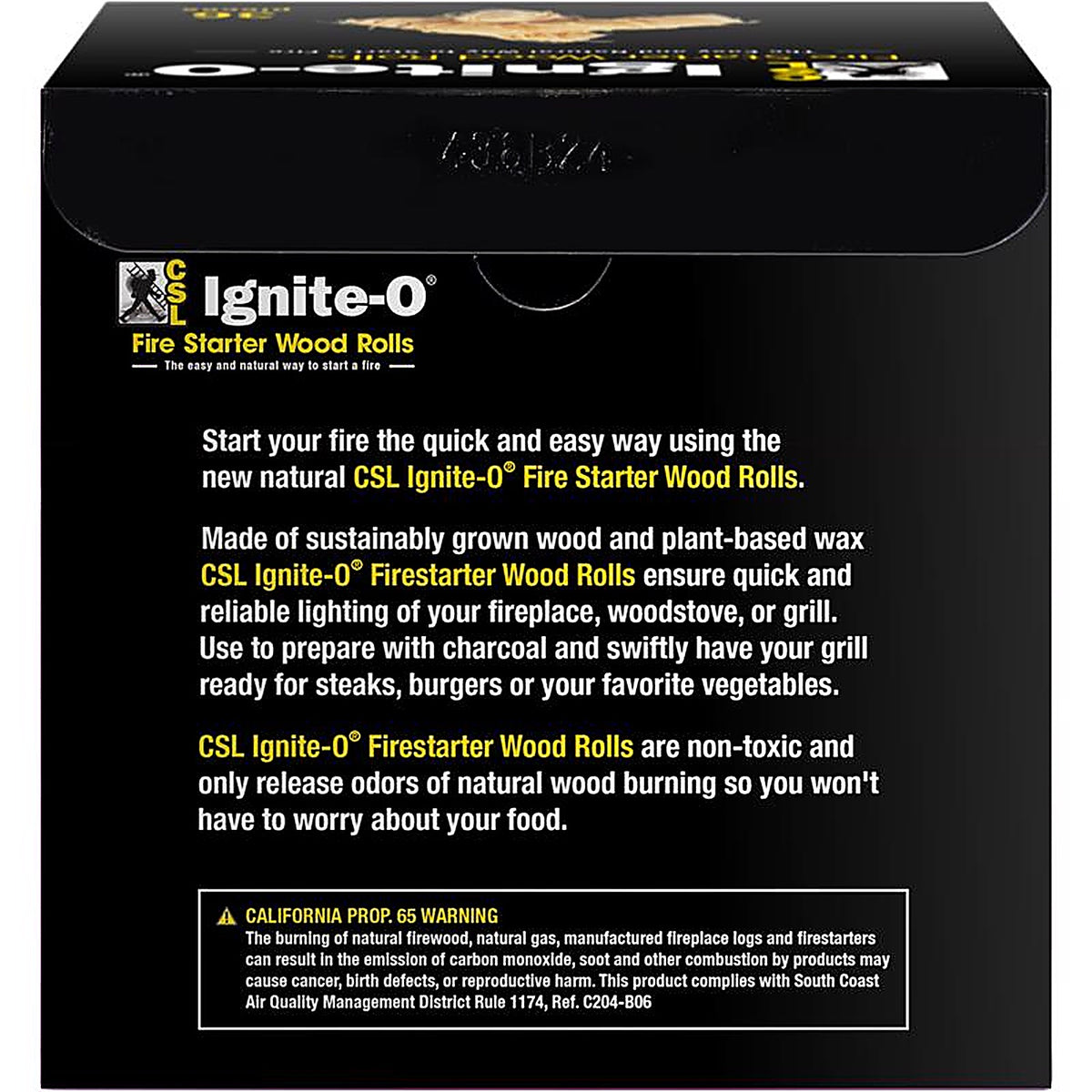 Ignite-O - JP00863-12 - Csl Wood Fire Starter 8 Min 36 Piece