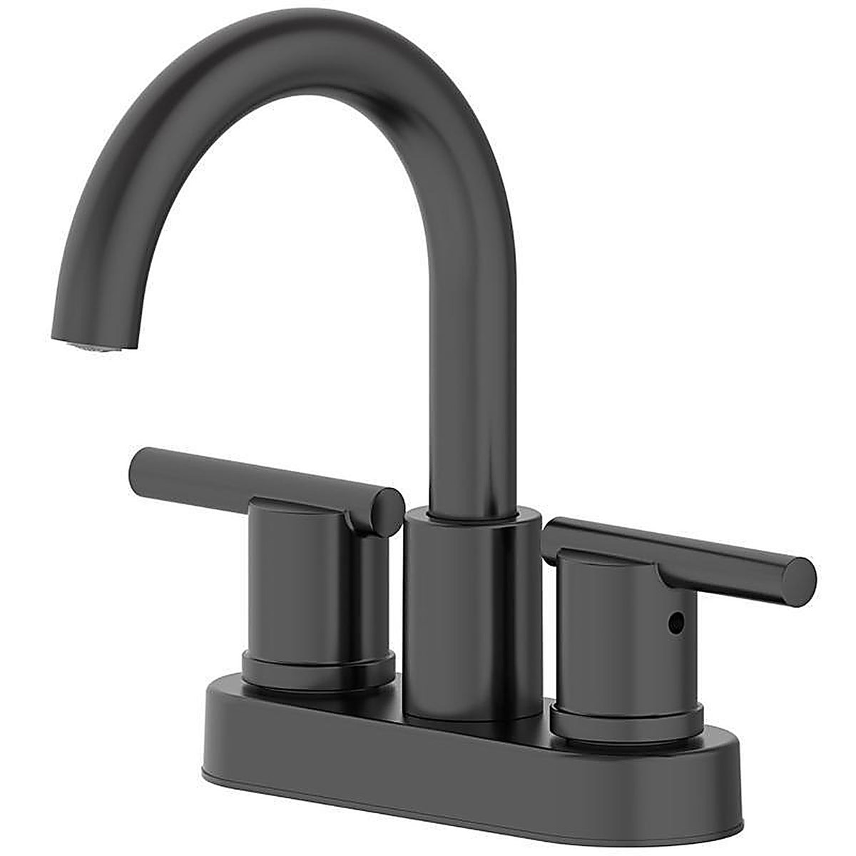 OakBrook - 67703W-727001 - Collection Alexis Matte Black Modern Centerset Bathroom Sink Faucet 4 In.
