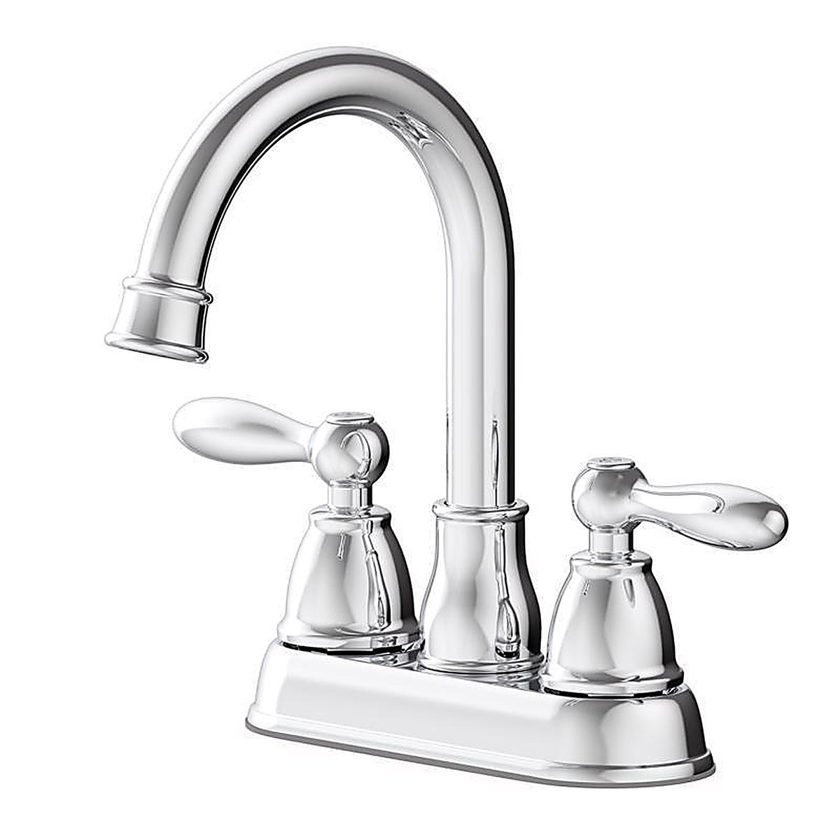 OakBrook - 67513W-6301 - Collection Jennifer Chrome Traditional Centerset Bathroom Sink Faucet 4 In.