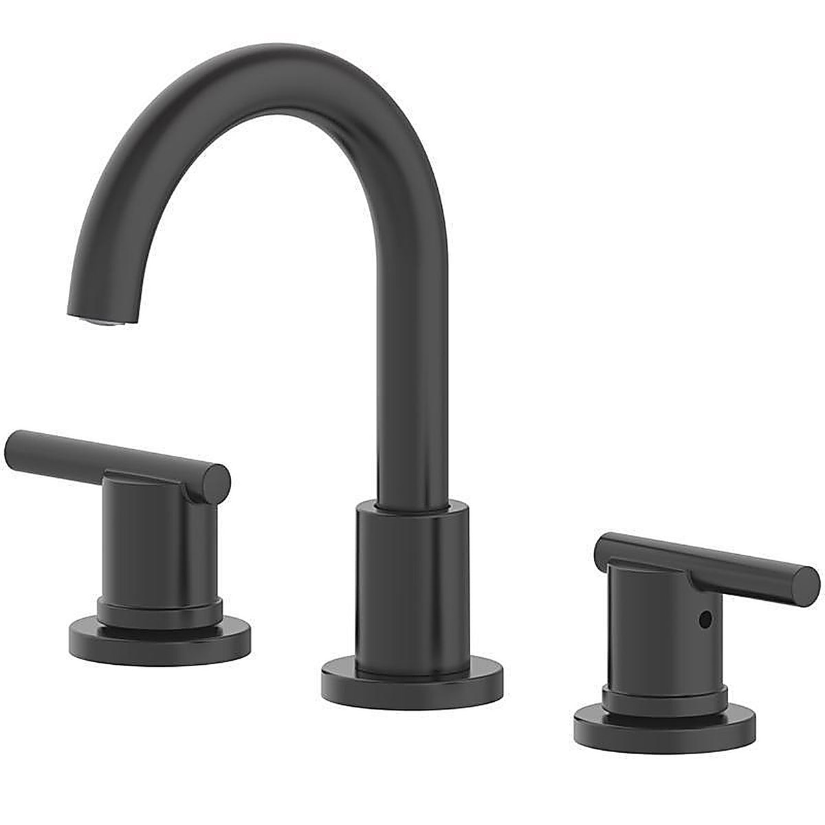 OakBrook - 67084W-627001 - Collection Alexis Matte Black Modern Widespread Bathroom Sink Faucet 8 In.