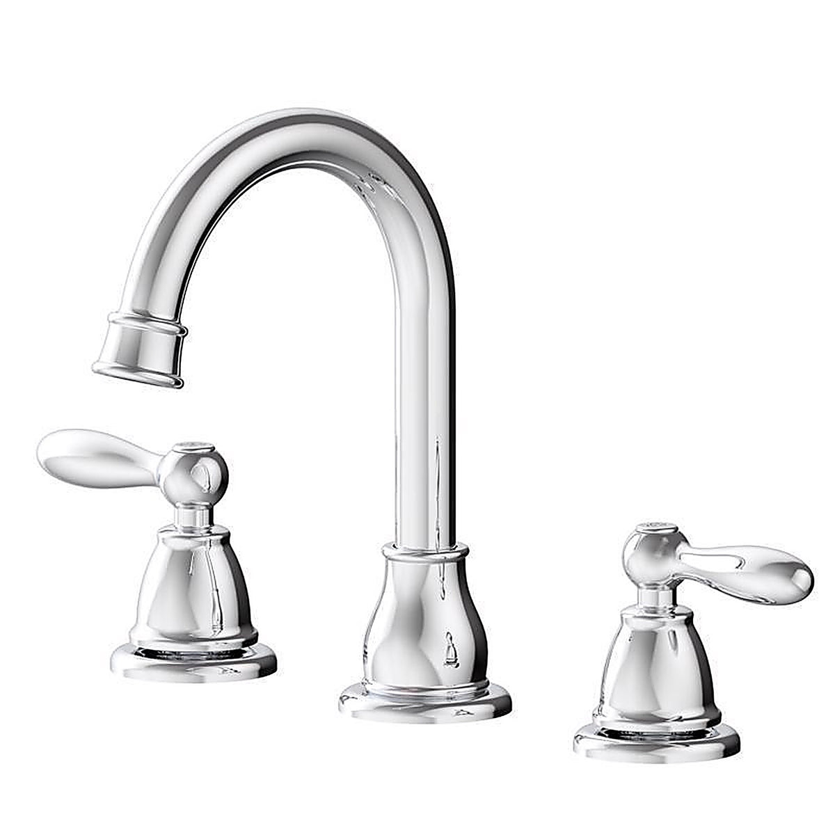 OakBrook - 67084W-6301 - Collection Jennifer Chrome Traditional Widespread Bathroom Sink Faucet 8 In.
