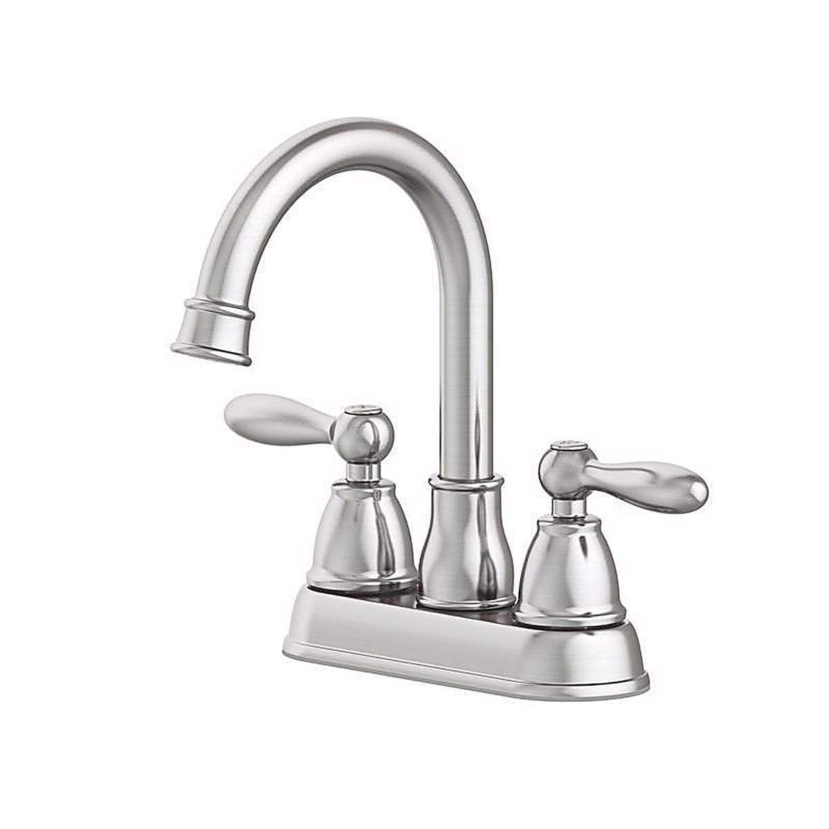 OakBrook - 67513W-6304 - Collection Jennifer Brushed Nickel Traditional Centerset Bathroom Sink Faucet 4 In.