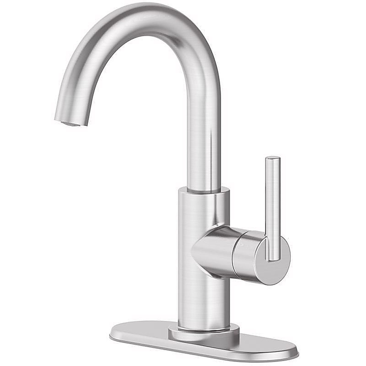 OakBrook - 67927W-6004 - Collection Alexis Brushed Nickel Modern Single-Handle Bathroom Sink Faucet 4 In.