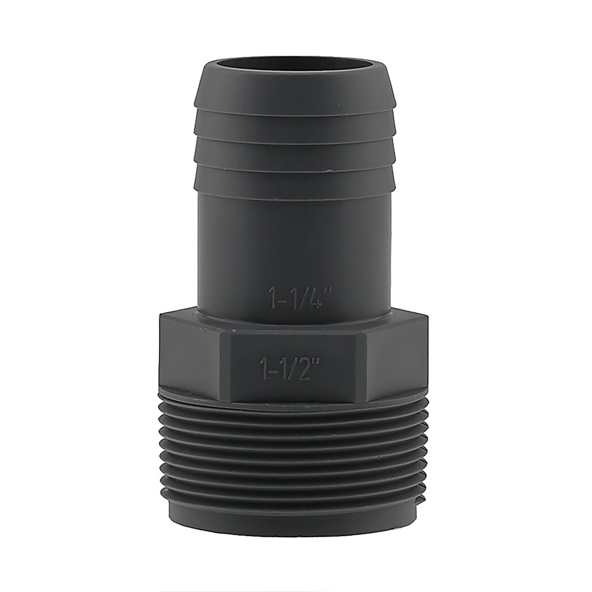 Boshart Industries UPPRA-1512 1-1/4 in. Insert in. X 1-1/2 in. D MPT Polypropylene Reducing Male Adapter 5 pk