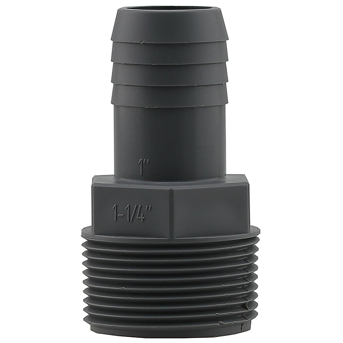 Boshart Industries UPPRA-1210 1 in. Insert in. X 1-1/4 in. D MPT Polypropylene Reducing Male Adapter 10 pk