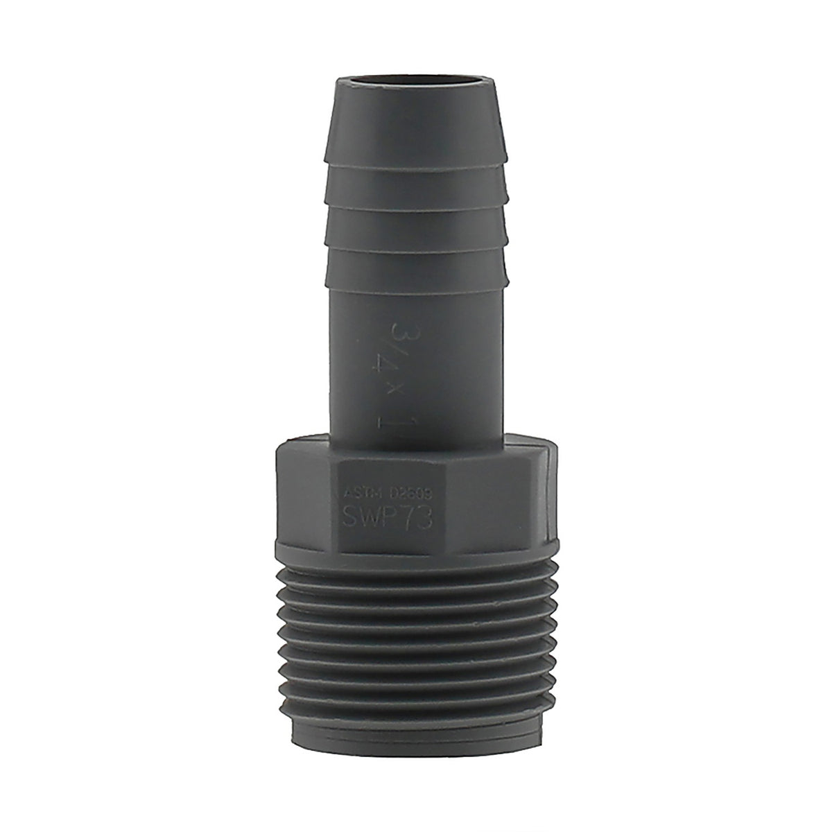 Boshart Industries UPPRA-1007 1 in. MPT in. X 3/4 in. D Insert Polypropylene Reducing Male Adapter 10 pk