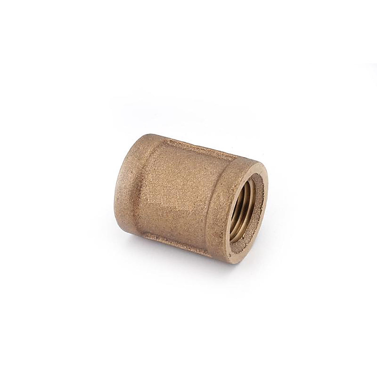 Anderson Metals - 738103-02 - 1/8 In. FPT In. X 1/8 In. D FPT Red Brass Coupling
