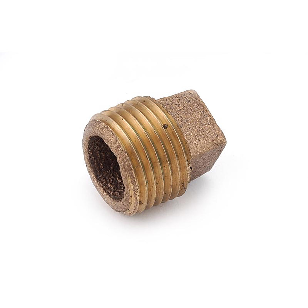 Anderson Metals - 738109-16 - 1 In. MPT In. Red Brass Square Head Cored Plug