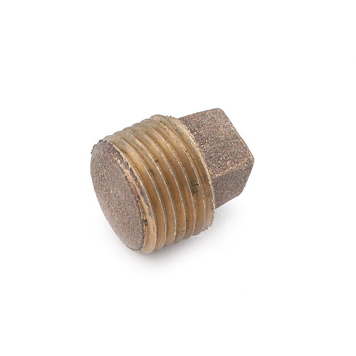 Anderson Metals - 738114-04 - 1/4 In. MPT In. Red Brass Square Head Plug