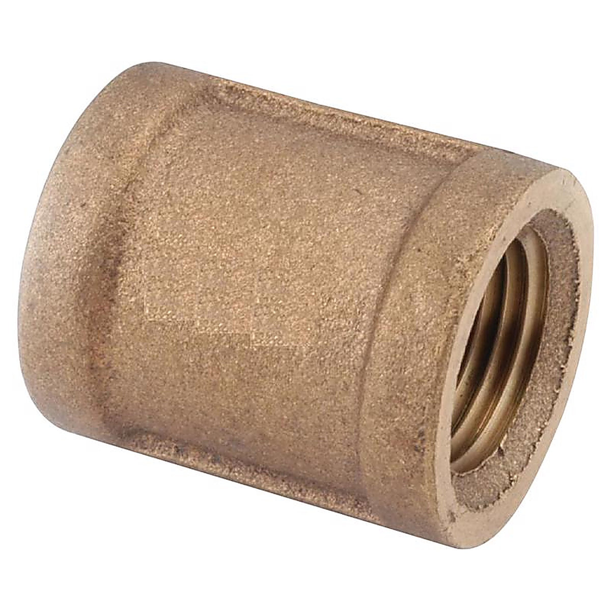 Anderson Metals - 738103-08 - 1/2 In. FPT In. X 1/2 In. D FPT Red Brass Coupling