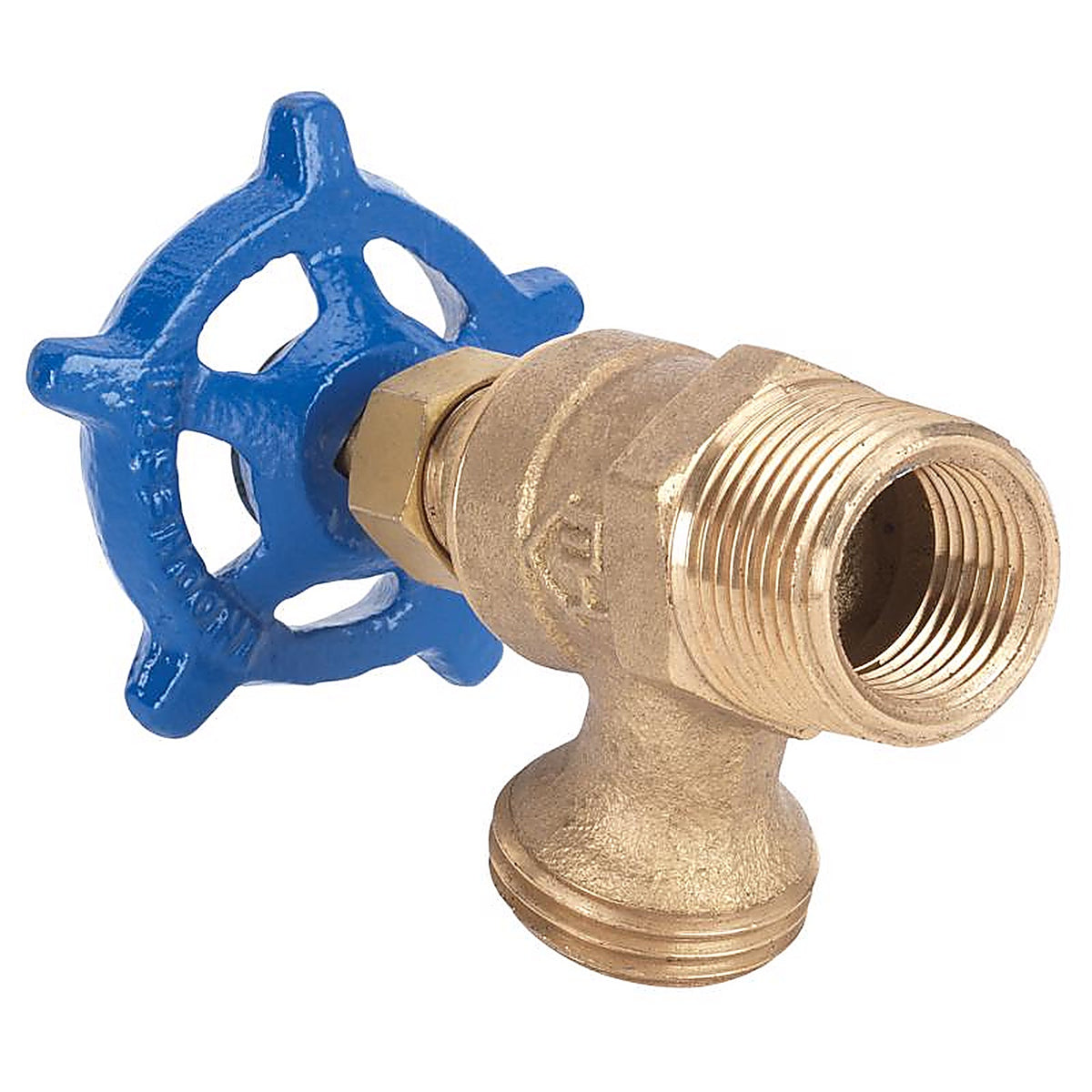 Homewerks VBDCONG4 3/4 in. MIP X 3/4 in. MHT Brass Boiler Drain