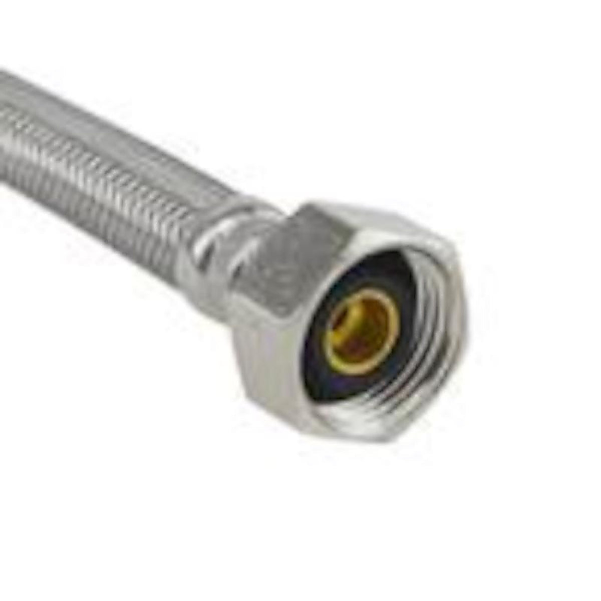 Brasscraft - PLS1-36A F - Plumbshop 3/8 In. Compression Piece X 1/2 In. D Fip 36 In. Braided Stainless Steel Faucet Su