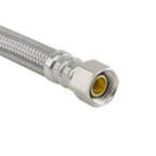 Brasscraft - PLS1-36A F - Plumbshop 3/8 In. Compression Piece X 1/2 In. D Fip 36 In. Braided Stainless Steel Faucet Su