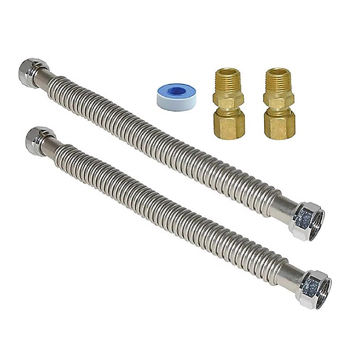Eastman - 48281 - Stainless Steel Electric Water Heater Installation Kit 1.77 In. H X 23.03 In. L X 7.68 In. W