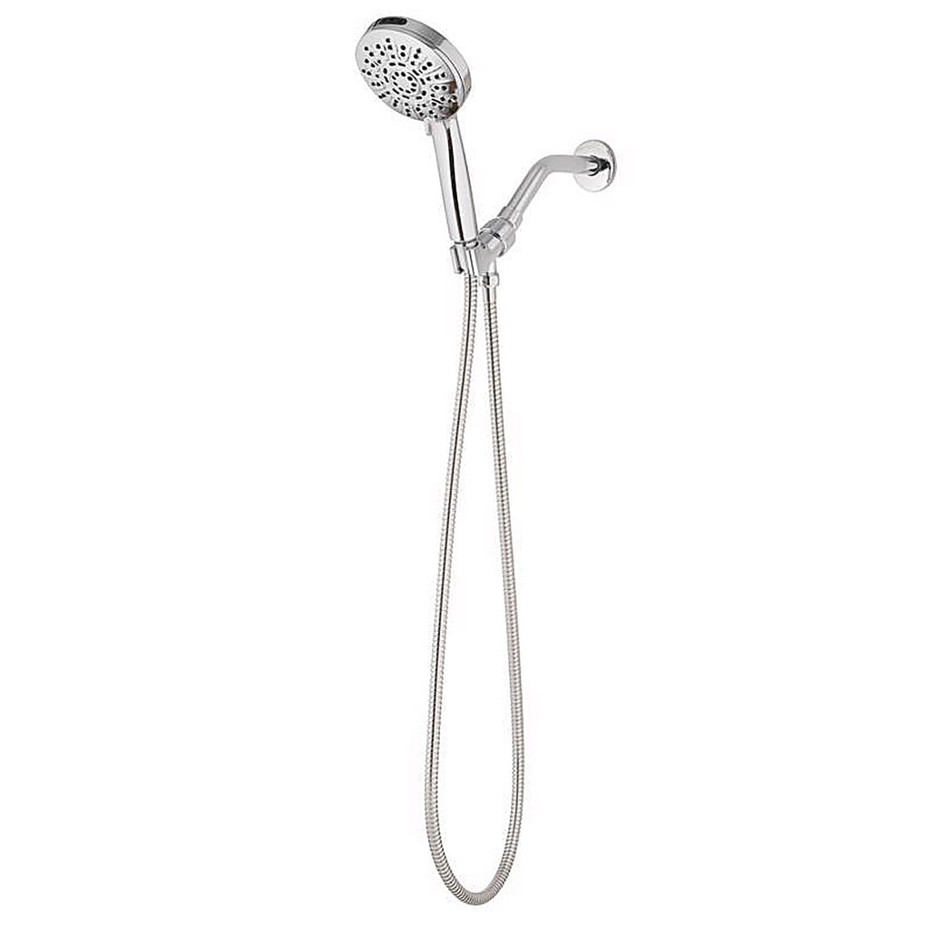 OakBrook - SH-OB10003CH - Collection Brushed Chrome Abs Plastic 6 Settings Handheld Showerhead 1.8 GPM