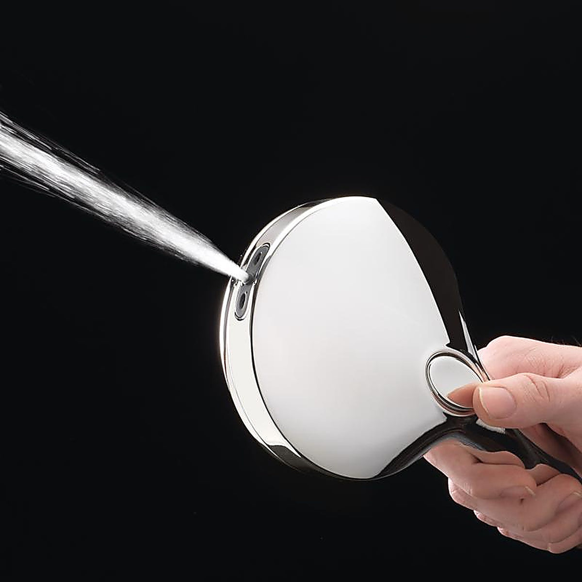 OakBrook - SH-OB10003CH - Collection Brushed Chrome Abs Plastic 6 Settings Handheld Showerhead 1.8 GPM