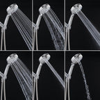 OakBrook - SH-OB10003CH - Collection Brushed Chrome Abs Plastic 6 Settings Handheld Showerhead 1.8 GPM
