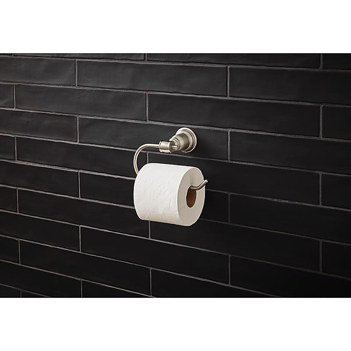 OakBrook - BH-OB4002BN - Brushed Nickel Metallic Toilet Paper Holder