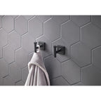 OakBrook - BH-OB5003MB - Collection Matte Black Bath Hook