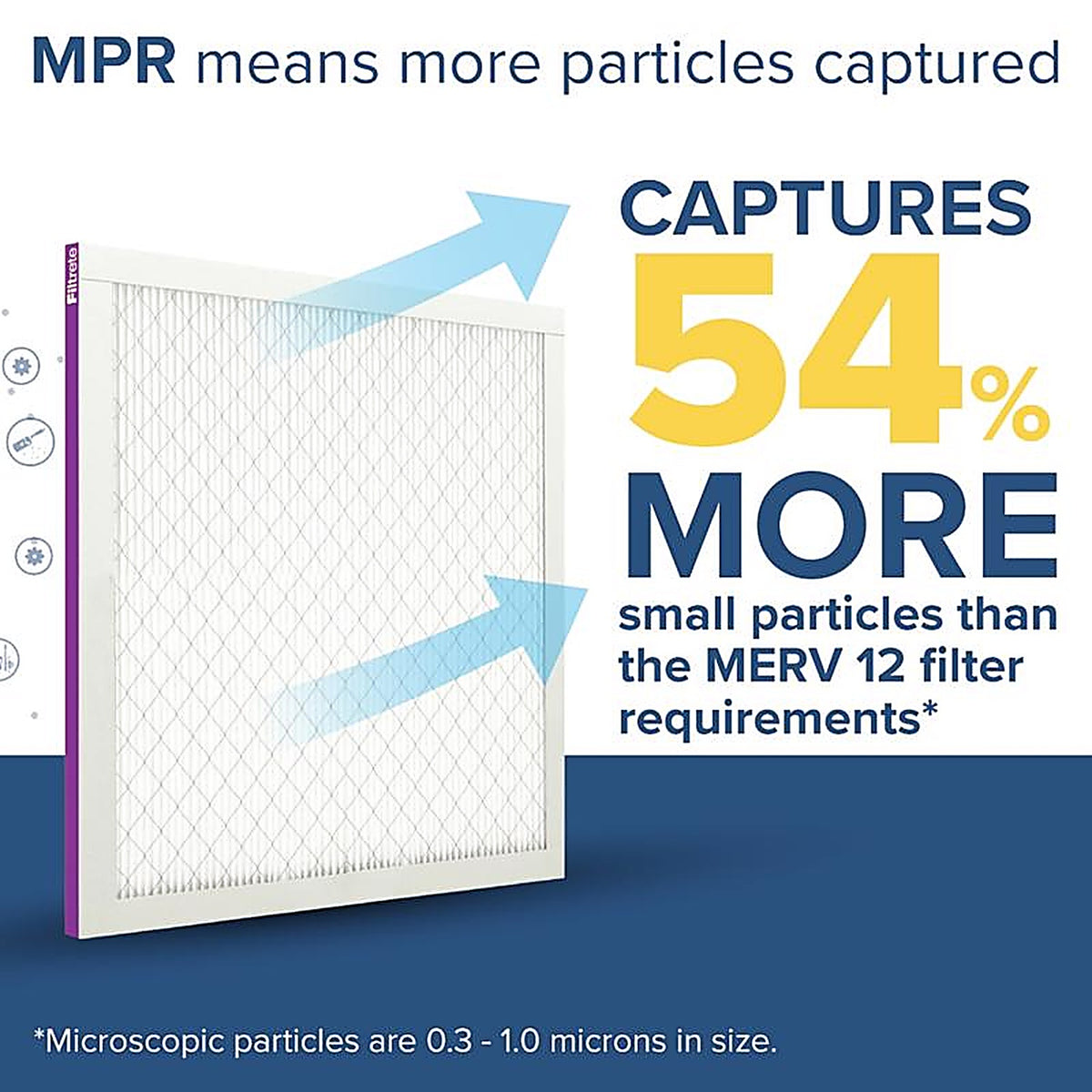 Filtrete - 2045-4 - Advanced Allergen 18 In. W X 20 In. H X 1 In. Polypropylene 1500 Mpr Pleated Air Filter 1 P