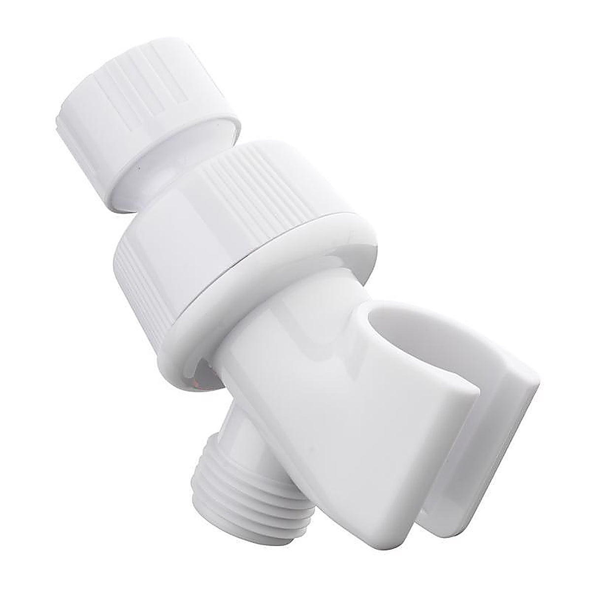 OakBrook - SA-OB70007WH - Collection White Plastic Shower Arm Mount