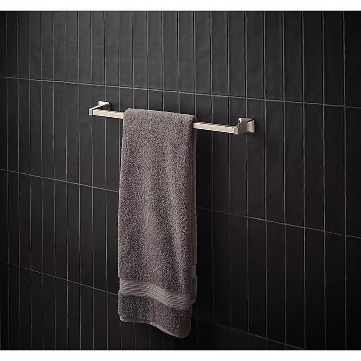 OakBrook - BH-OB3024BN - Collection Brushed Nickel Towel Bar 25 In. L Die Cast Zinc