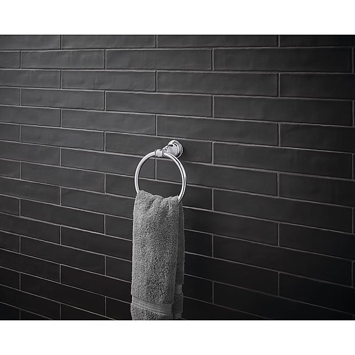 OakBrook - BH-OB4001CH - Collection Chrome Towel Ring Die Cast Zinc