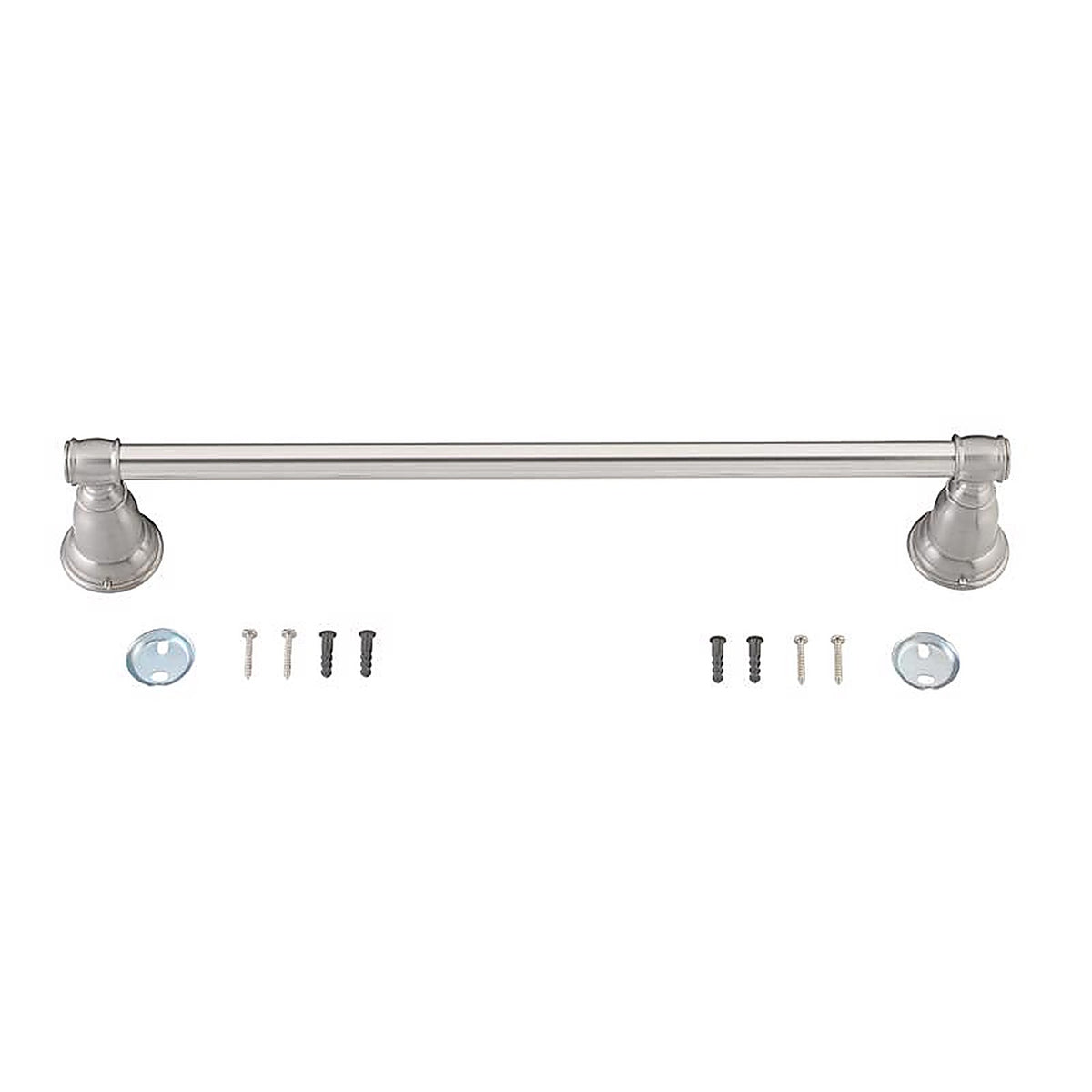 OakBrook - BH-OB4018BN - Collection Brushed Nickel Towel Bar 18 In. L Die Cast Zinc