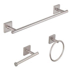 OakBrook - BH-OB5000BN - Collection Brushed Nickel Silver Die Cast Zinc Towel Holder