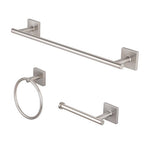 OakBrook - BH-OB5000BN - Collection Brushed Nickel Silver Die Cast Zinc Towel Holder