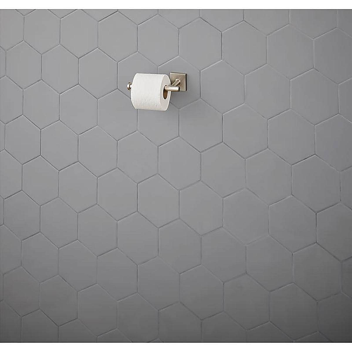 OakBrook - BH-OB5002BN - Brushed Nickel Metallic Toilet Paper Holder