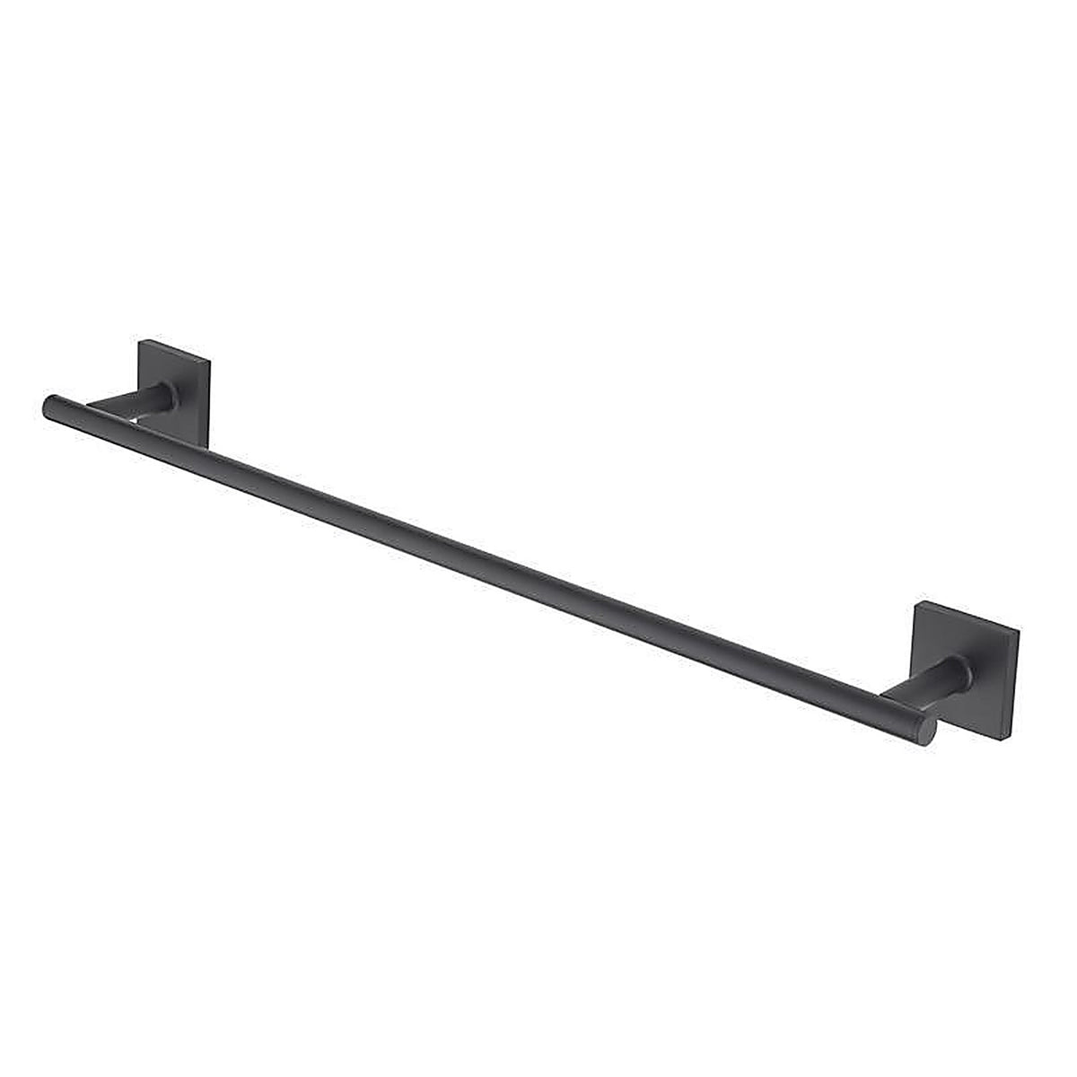OakBrook - BH-OB5018MB - Collection Matte Black Towel Bar 18 In. L Die Cast Zinc