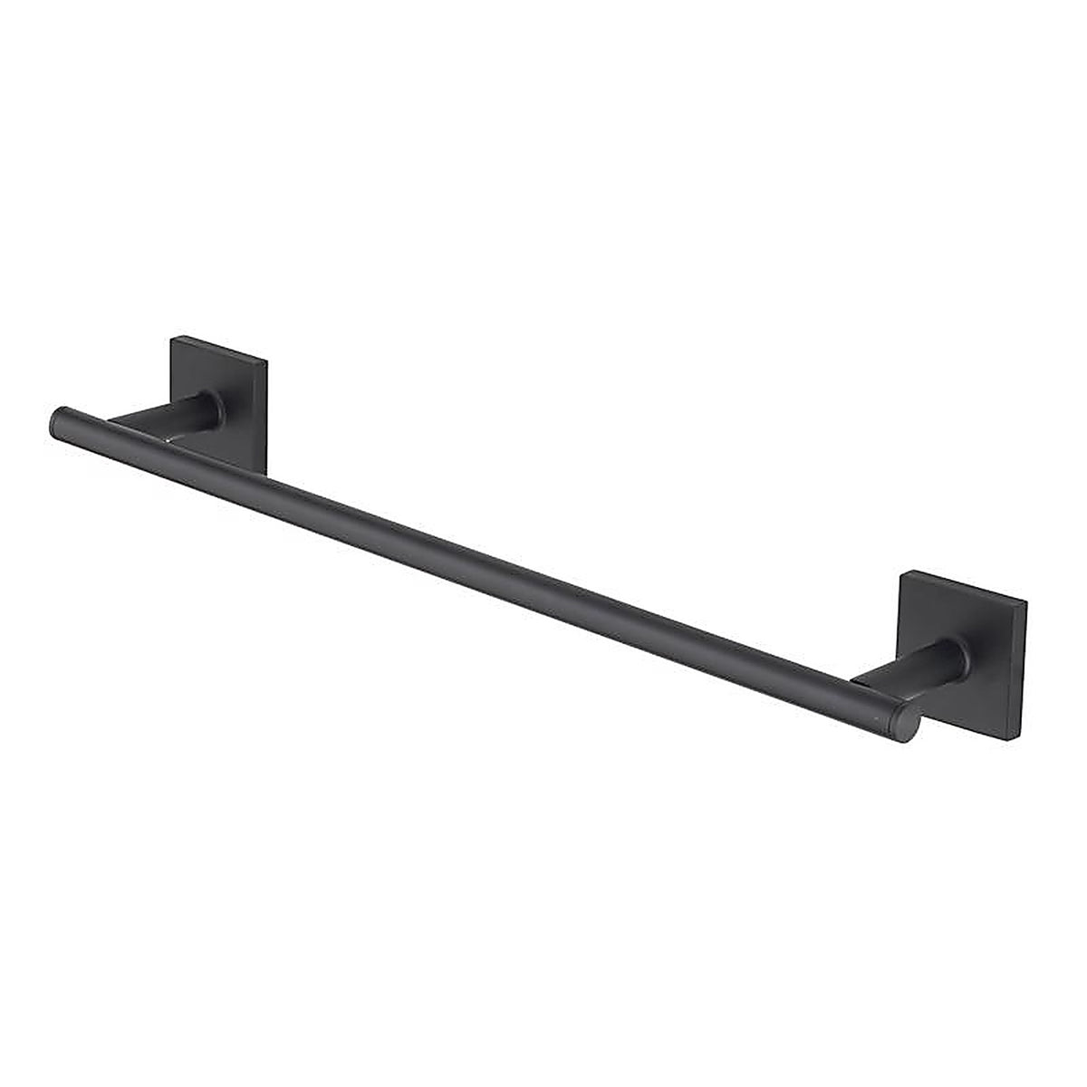 OakBrook - BH-OB5018MB - Collection Matte Black Towel Bar 18 In. L Die Cast Zinc