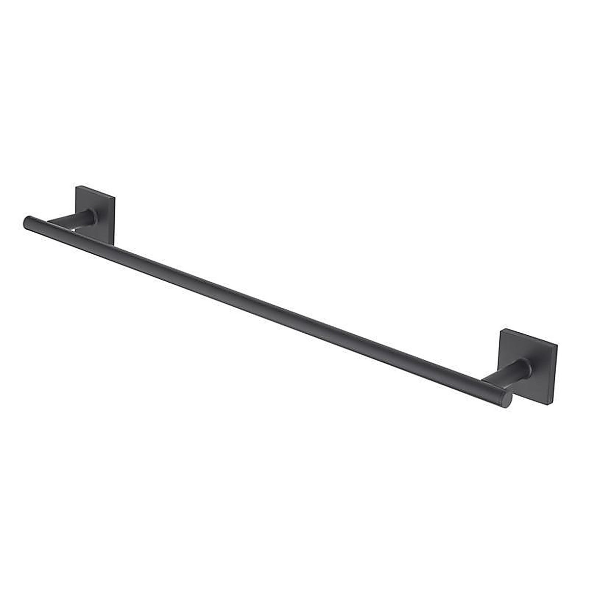 OakBrook - BH-OB5024MB - Collection Matte Black Towel Bar 24 In. L Die Cast Zinc