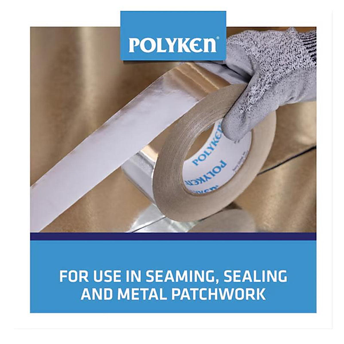 Berry Plastics - 1087633 - Polyken 2.83 In. W X 50 Yd L Silver Foil Tape 1 Pack