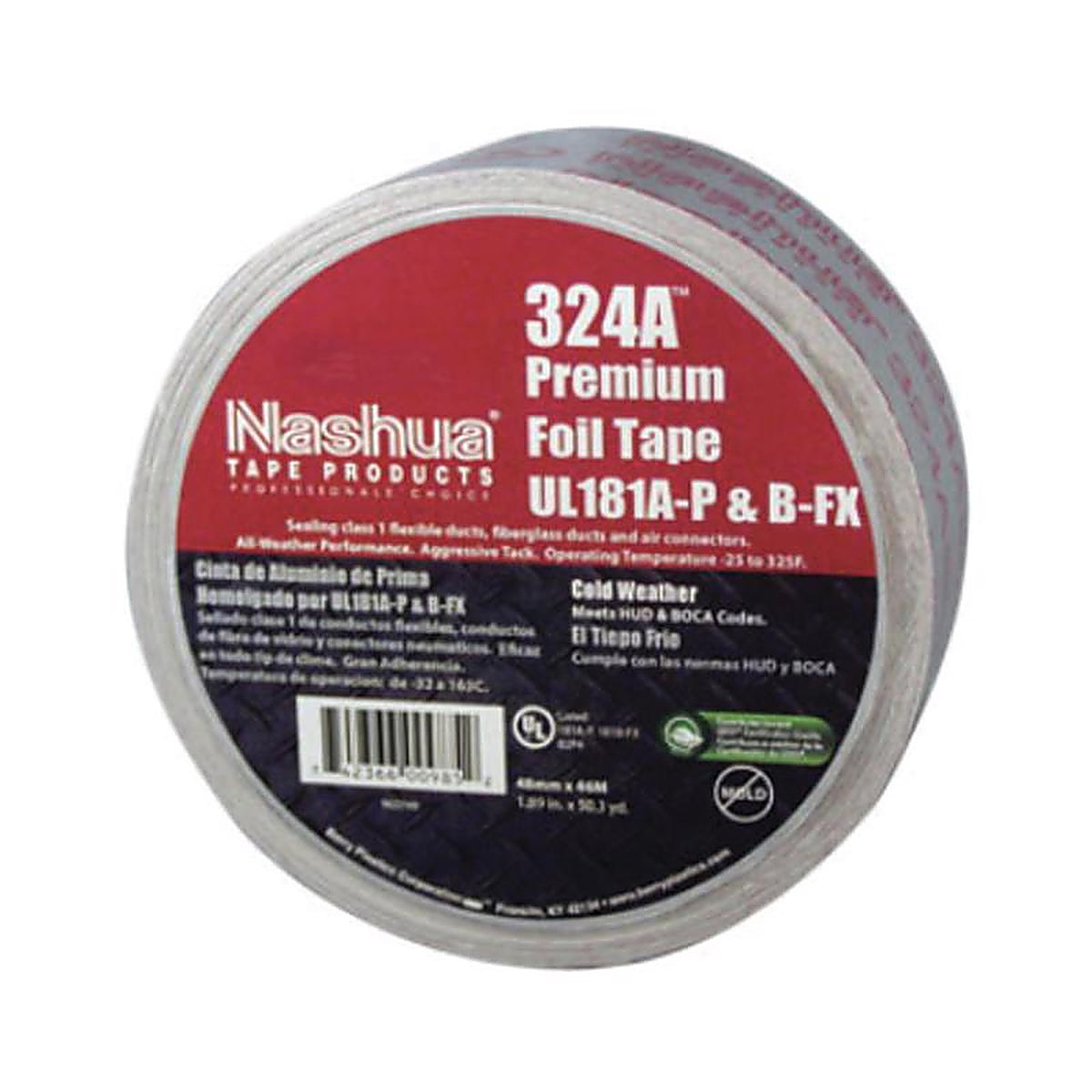 Berry Plastics - 1087631 - Nashua 2.83 In. W X 60 Yd L Silver Foil Tape 1 Pack