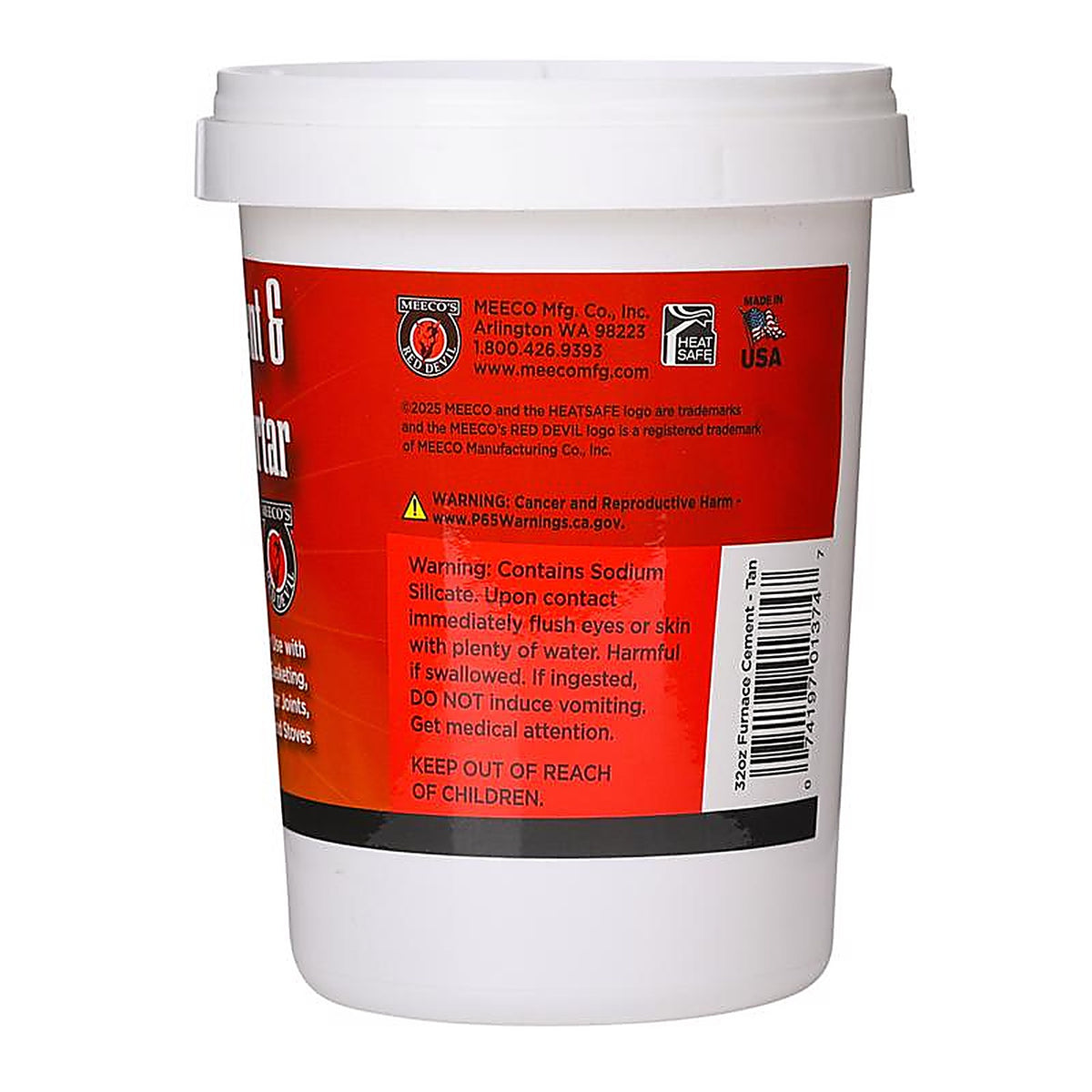 Meecos - 1374 - Red Devil Furnace Cement