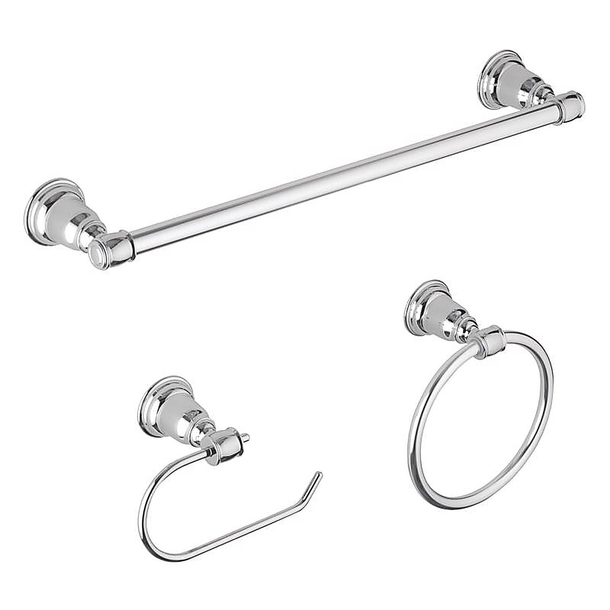 OakBrook - BH-OB4000CH - Collection Chrome Die Cast Zinc Bath Hardware Set