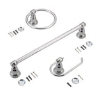 OakBrook - BH-OB4000CH - Collection Chrome Die Cast Zinc Bath Hardware Set