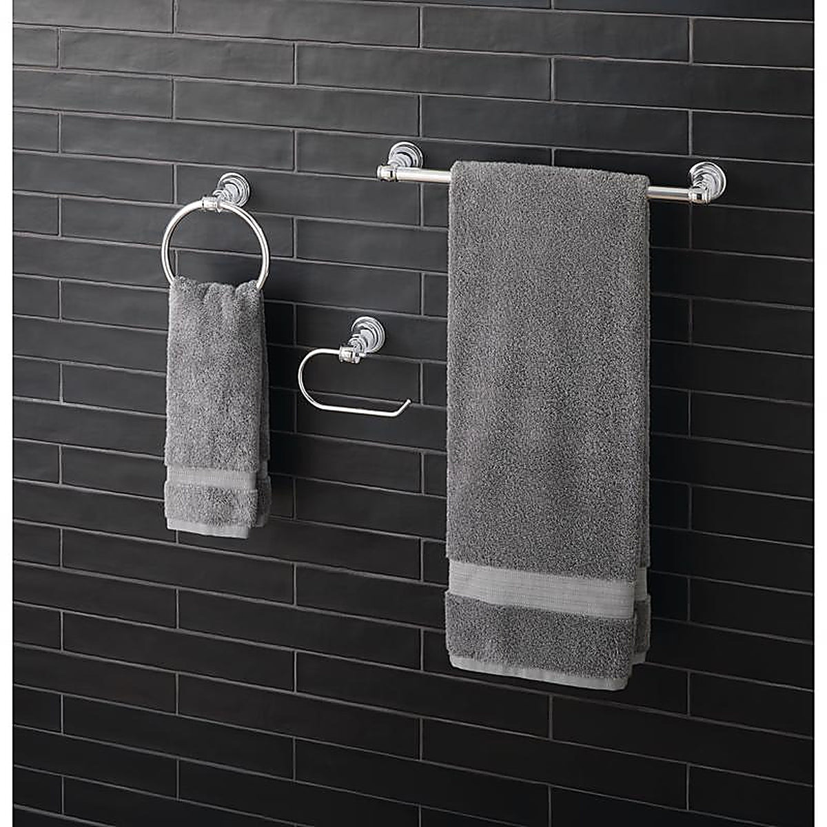 OakBrook - BH-OB4000CH - Collection Chrome Die Cast Zinc Bath Hardware Set