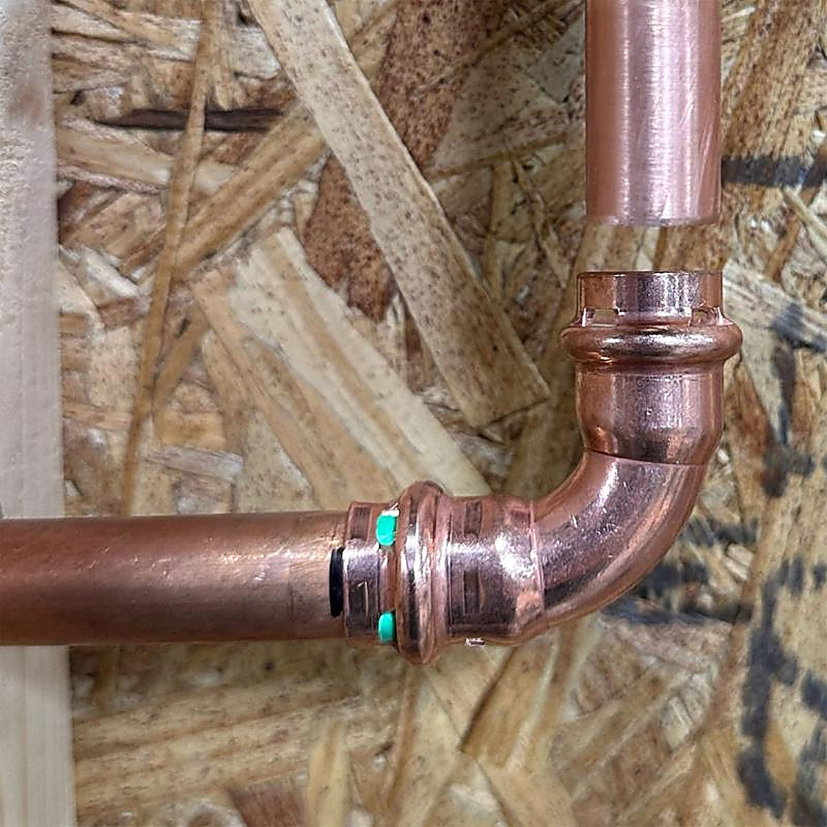 QuickFitting - SPWE11R - 1/2 In. Press In. X 1/2 In. D Press In. Copper 90 Degree Elbow