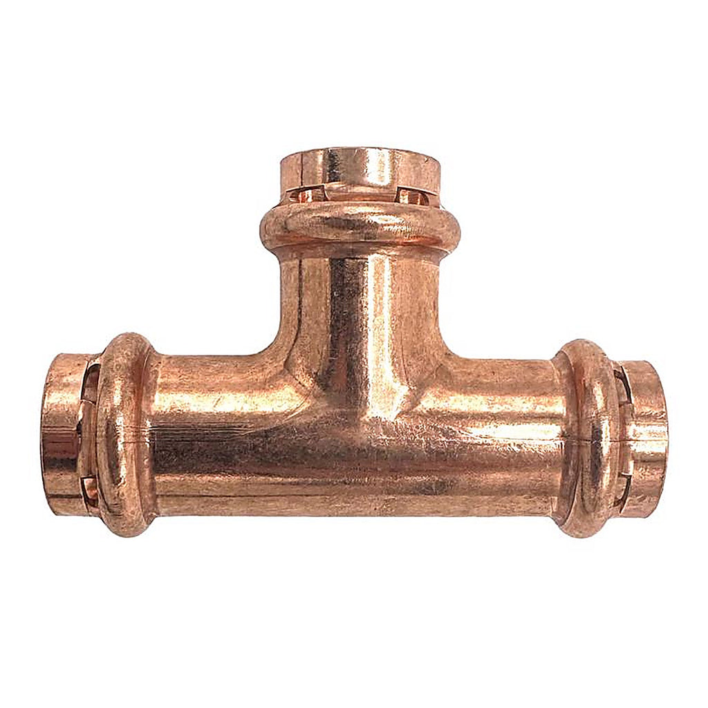 QuickFitting - SPWT222R - 3/4 In. Press In. X 3/4 In. D Press In. Copper Tee