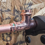 QuickFitting - SPWT222R - 3/4 In. Press In. X 3/4 In. D Press In. Copper Tee