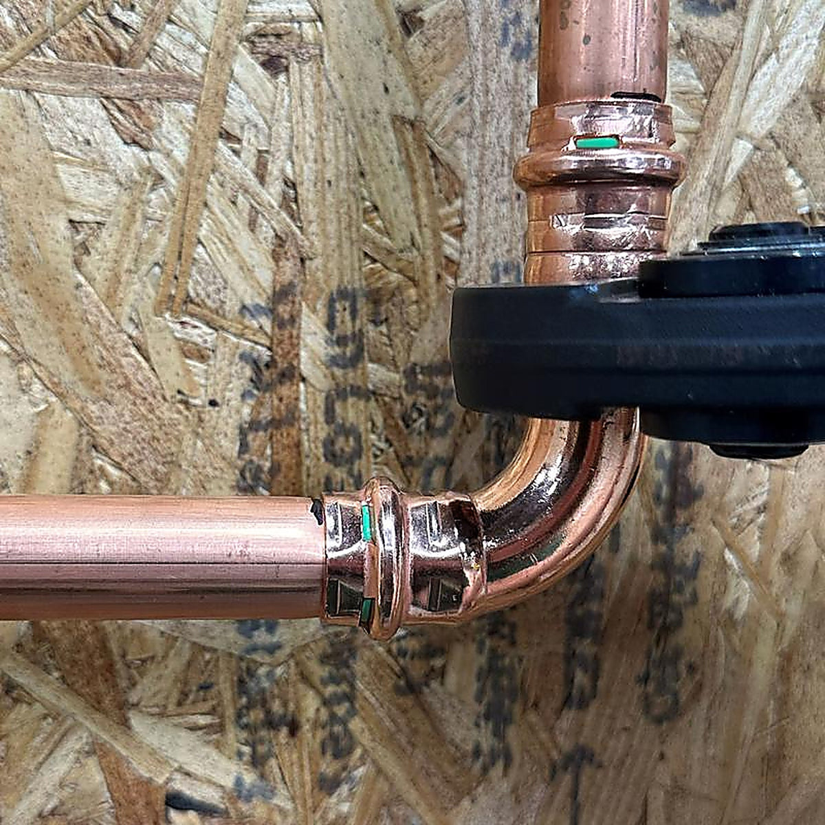 QuickFitting - SPWE22-STR - 3/4 In. FTG In. X 3/4 In. D Press In. Copper 90 Degree Street Elbow