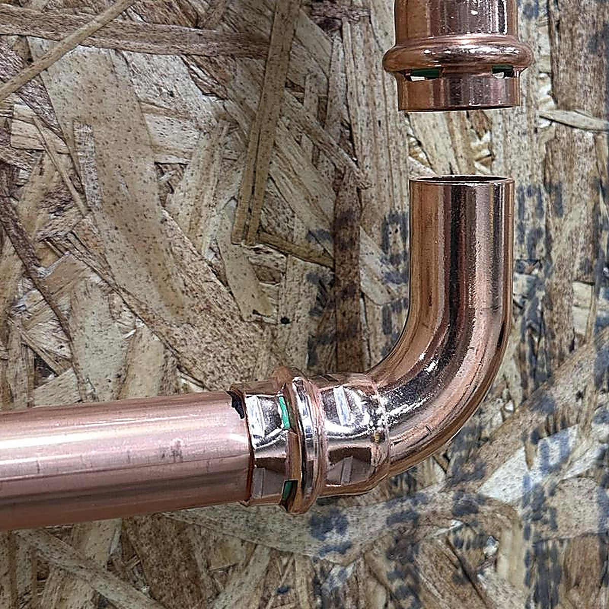 QuickFitting - SPWE11-STR - 1/2 In. FTG In. X 1/2 In. D Press In. Copper 90 Degree Street Elbow
