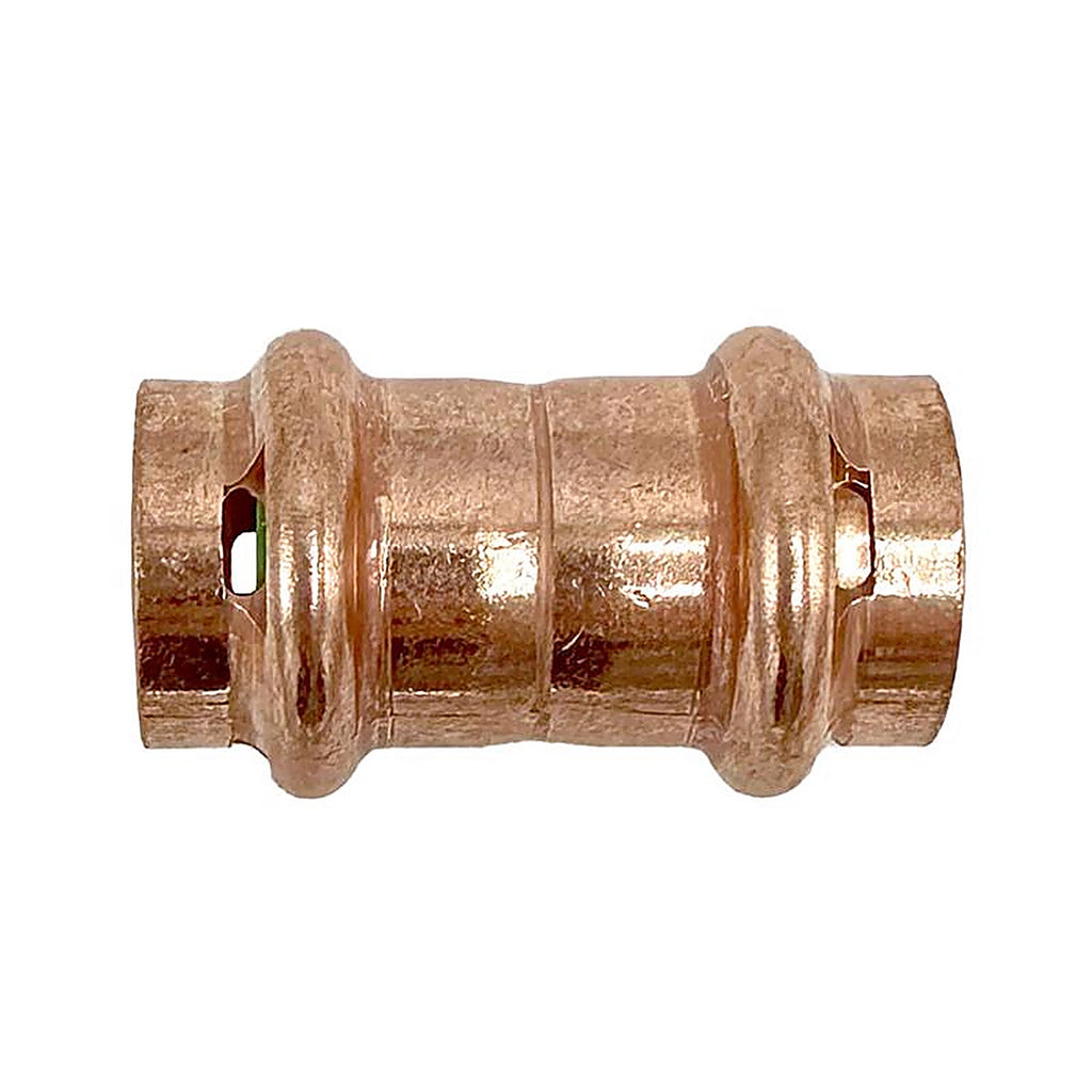 QuickFitting - SPWC11R-10 - 1/2 In. Press In. X 1/2 In. D Press In. Copper Coupling with Stop