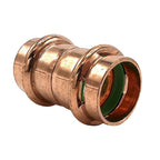 QuickFitting - SPWC11R-10 - 1/2 In. Press In. X 1/2 In. D Press In. Copper Coupling with Stop