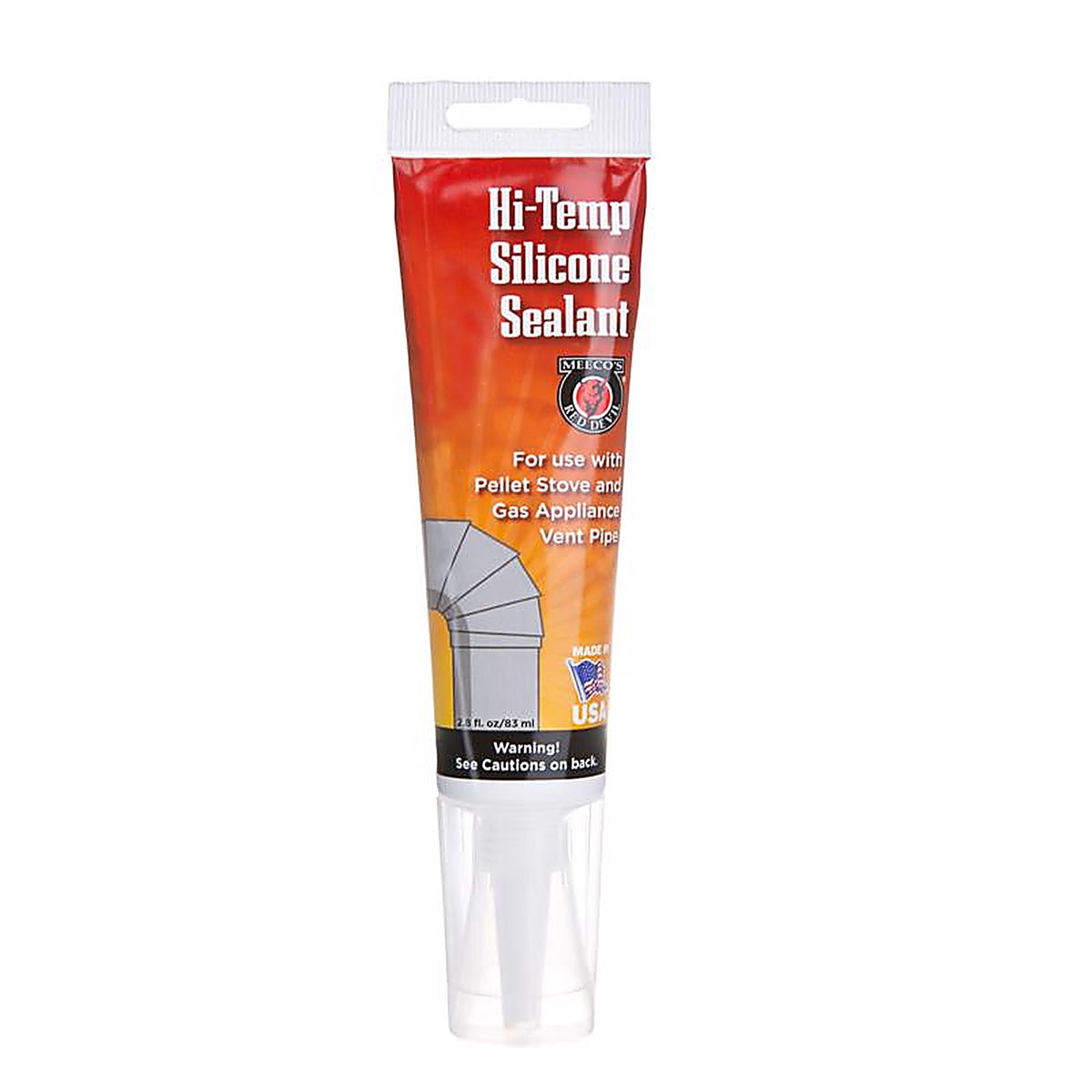 Meecos - 600B - Red Devil High Heat Silicone Sealant
