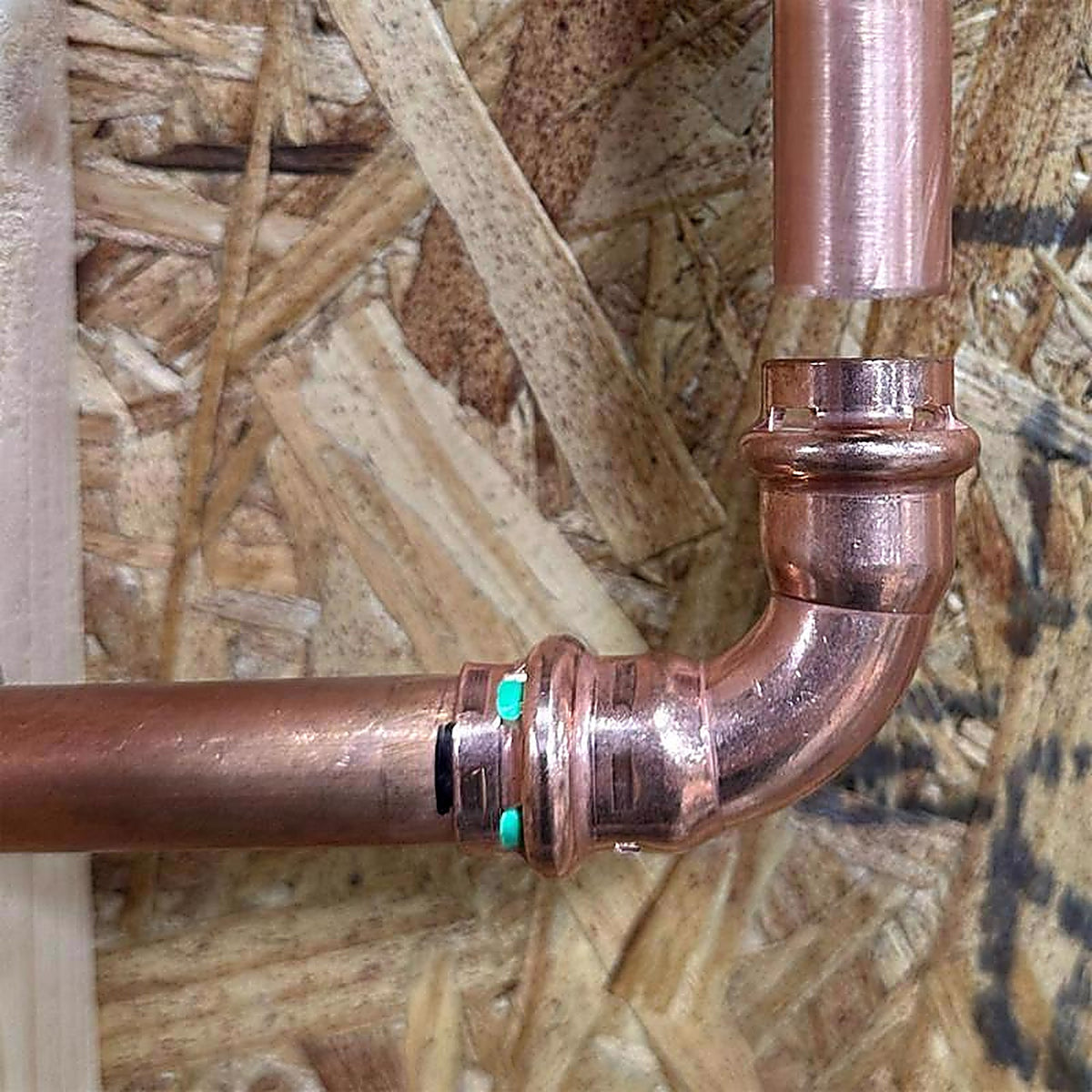 QuickFitting - SPWE11R-10 - 1/2 In. Press Each X 1/2 In. D Press Each Copper 90 Degree Elbow 10 Pack