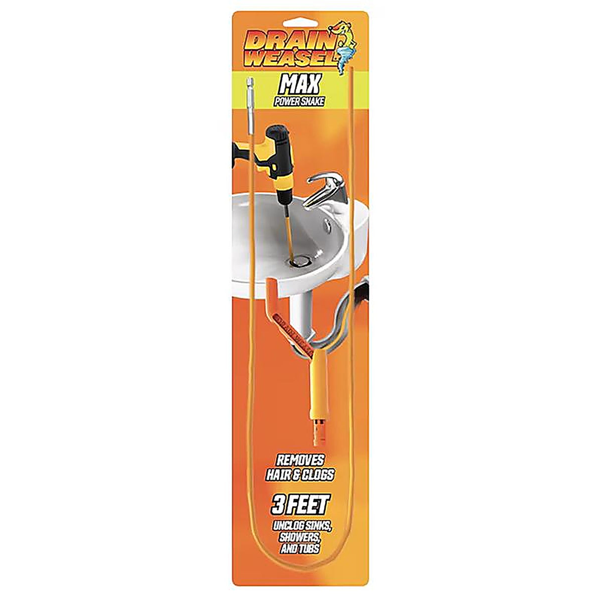 Drain Weasel - DWMAXP30 - Max 3 Ft. L Drain Auger